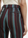 Scotch & Soda Vínovo-modré dámské flared fit kalhoty Scotch & Soda