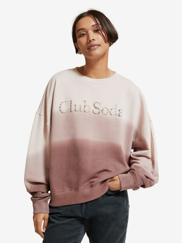 Scotch & Soda Hnědo-béžová dámská mikina Scotch & Soda