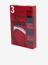 HUGO Sada tří dámských tang v černé barvě HUGO