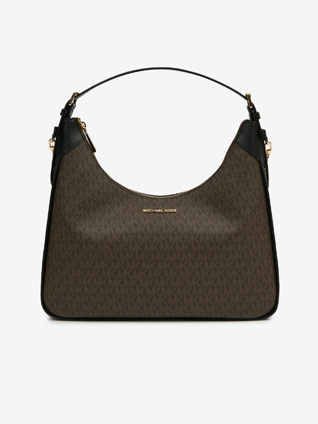 Michael Kors Tmavě hnědá dámská vzorovaná kabelka Michael Kors