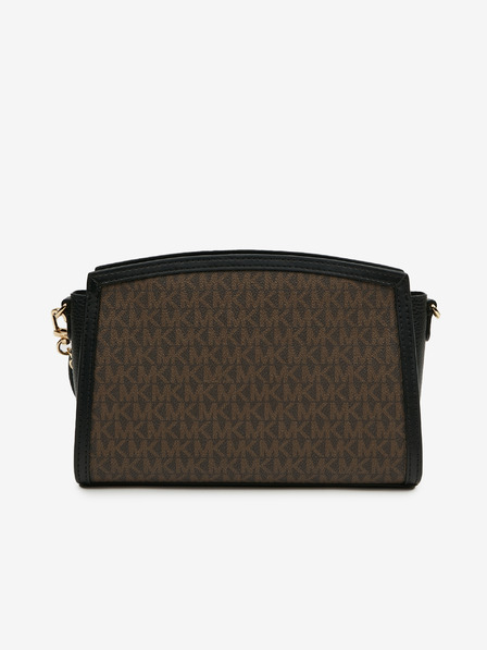 Michael Kors Tmavě hnědá dámská vzorovaná crossbody kabelka Michael Kors