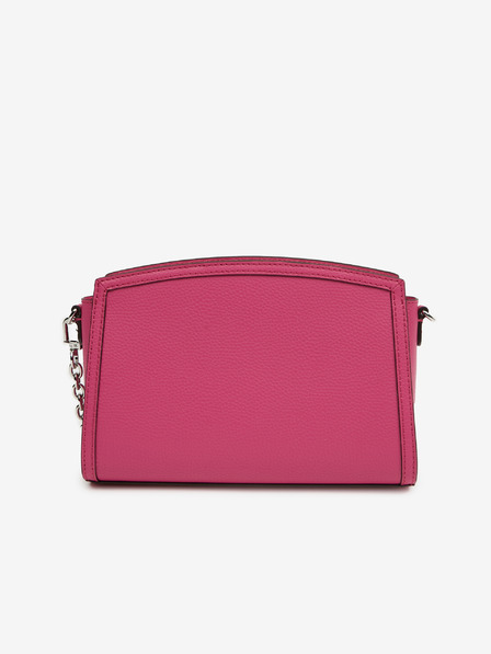 Michael Kors Tmavě růžová dámská kožená crossbody kabelka Michael Kors