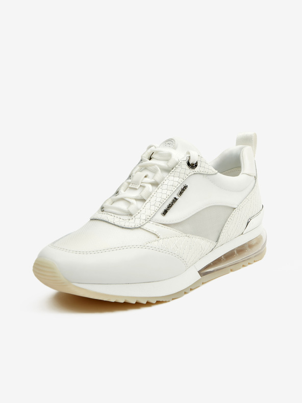 Michael Kors Bílé dámské tenisky s koženými detaily Michael Kors Allie Stride Extreme