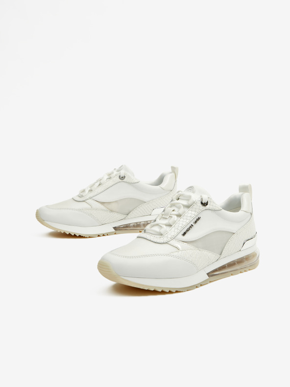 Michael Kors Bílé dámské tenisky s koženými detaily Michael Kors Allie Stride Extreme