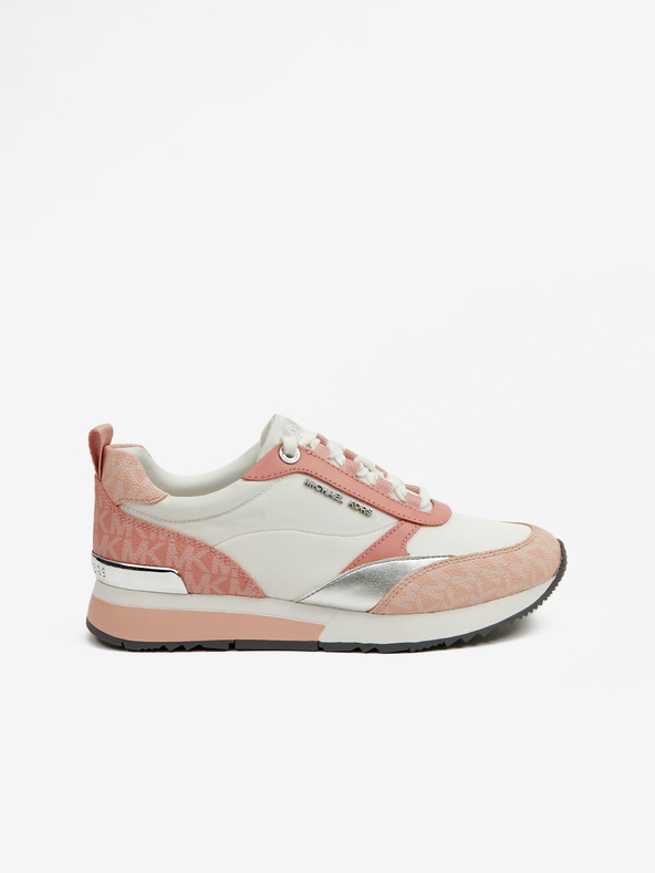 Michael Kors Růžovo-bílé dámské tenisky Michael Kors Allie Stride Trainer