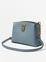 Michael Kors Světle modrá dámská kožená crossbody kabelka Michael Kors Ruby
