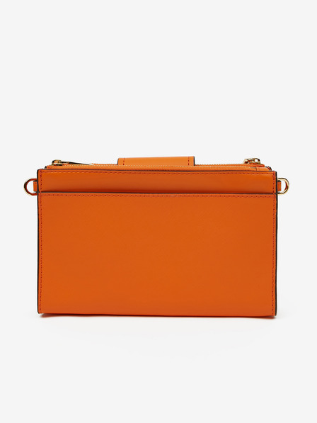 Michael Kors Oranžová dámská kožená crossbody kabelka Michael Kors Ruby