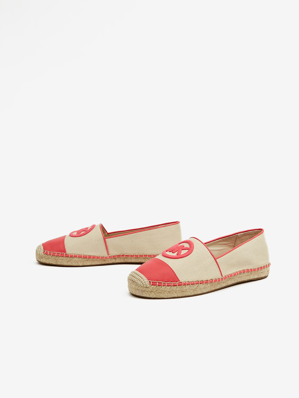 Michael Kors Růžovo-krémové dámské espadrilky Michael Kors Kendrick