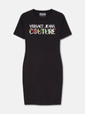Versace Jeans Couture Černé dámské pouzdrové šaty Versace Jeans Couture