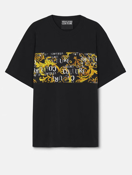 Versace Jeans Couture Černé pánské tričko Versace Jeans Couture