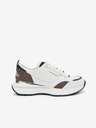 Michael Kors Hnědo-bílé dámské tenisky Michael Kors Flynn Trainer