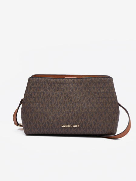Michael Kors Hnědá dámská vzorovaná crossbody kabelka Michael Kors