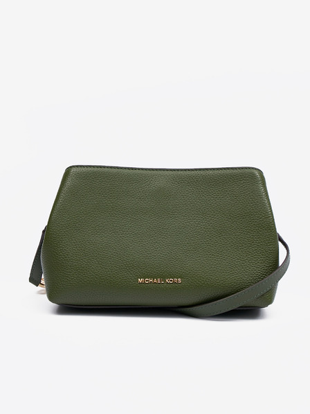 Michael Kors Zelená dámská kožená crossbody kabelka Michael Kors