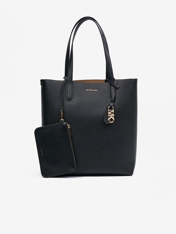 Michael Kors Černý dámský kožený oboustranný shopper Michael Kors