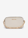Michael Kors Béžová dámská kožená kabelka Michael Kors Camera Xbody