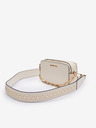 Michael Kors Béžová dámská kožená kabelka Michael Kors Camera Xbody