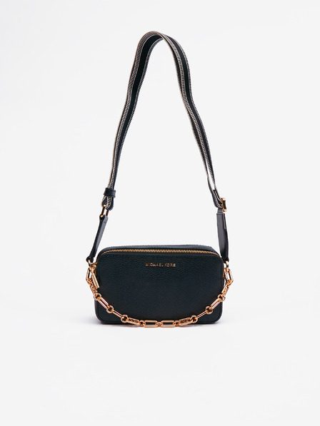 Michael Kors Černá dámská kožená crossbody kabelka Michael Kors Xbody
