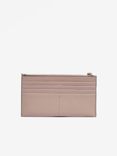 Michael Kors Starorůžové dámské kožené pouzdro na karty Michael Kors Card Case