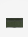 Michael Kors Tmavě zelené dámské kožené pouzdro na karty Michael Kors Card Case