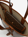 Michael Kors Tmavě hnědá dámská vzorovaná kabelka Michael Kors XS Open Tote