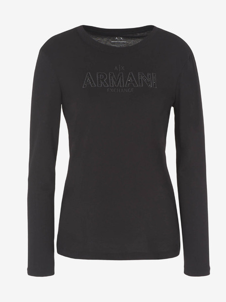 Armani Exchange Černé dámské triko Armani Exchange