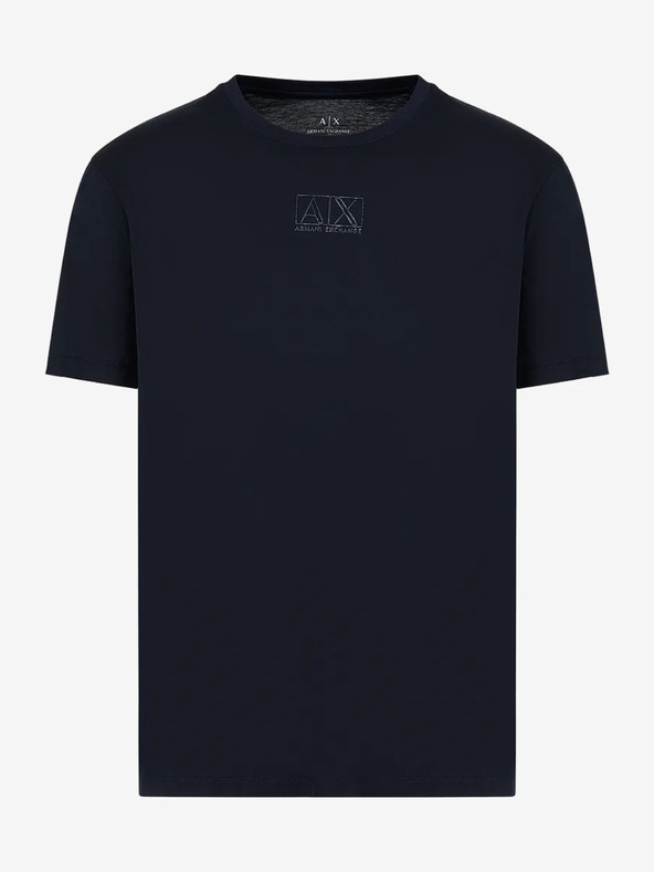 Armani Exchange Tmavě modré pánské tričko Armani Exchange