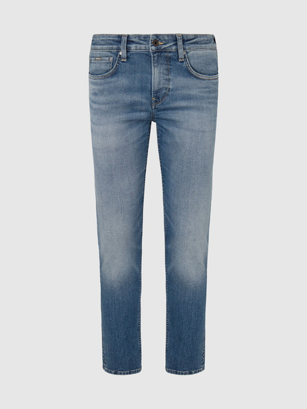 Pepe Jeans Modré pánské straight fit džíny Pepe Jeans