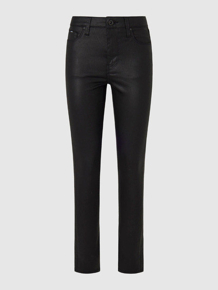 Pepe Jeans Černé dámské slim fit kalhoty Pepe Jeans