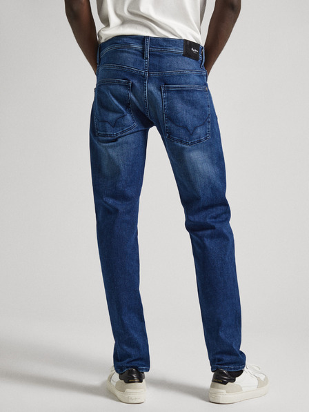 Pepe Jeans Tmavě modré pánské slim fit džíny Pepe Jeans
