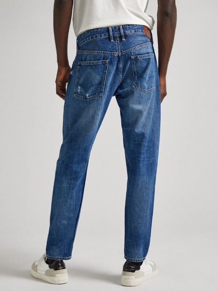 Pepe Jeans Modré pánské straight fit džíny Pepe Jeans