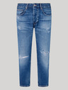 Pepe Jeans Modré pánské straight fit džíny Pepe Jeans