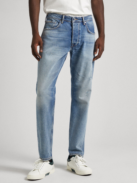 Pepe Jeans Světle modré pánské straight fit džíny Pepe Jeans