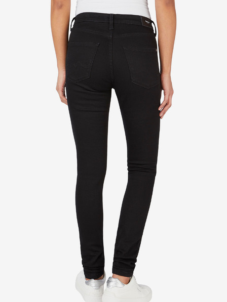Pepe Jeans Černé dámské skinny fit džíny Pepe Jeans