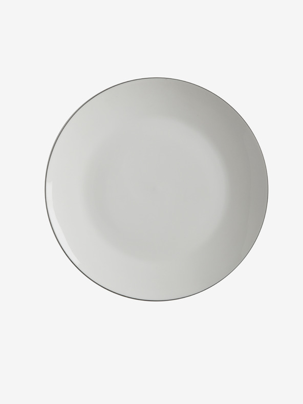 Maxwell & Williams Bílý porcelánový mělký talíř Edge 27,5cm Maxwell & Williams