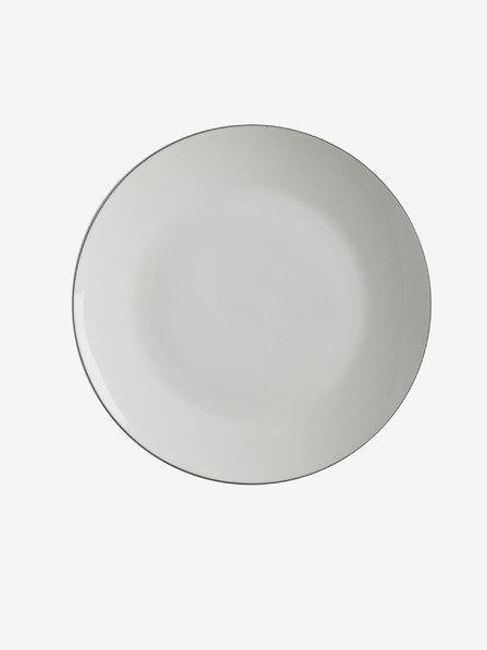 Maxwell & Williams Bílý porcelánový mělký talíř Edge 27,5cm Maxwell & Williams