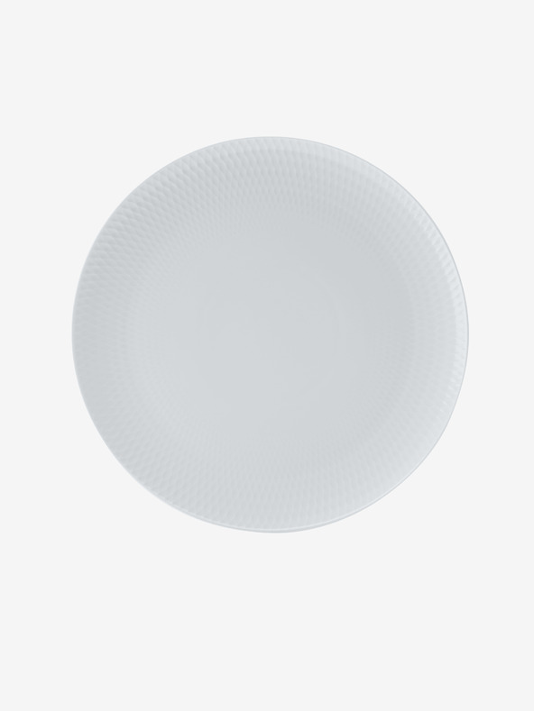 Maxwell & Williams Bílý porcelánový klubový talíř Diamonds 30cm Maxwell & Williams