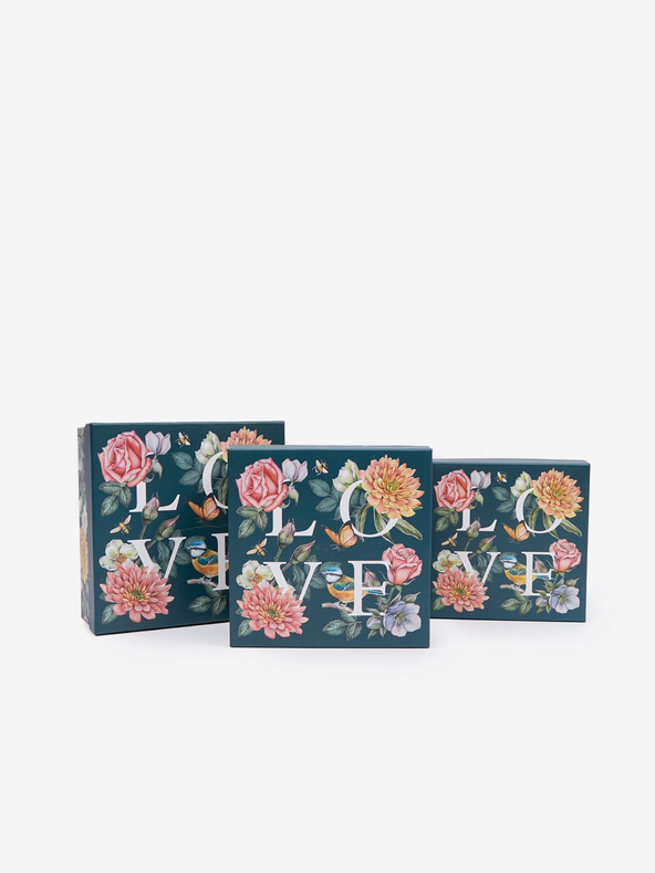 SIFCON Sada tří dárkových vzorovaných krabiček SIFCON Love