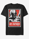ZOOT.Fan Černé unisex tričko ZOOT.Fan Star Wars Galaxy Dad