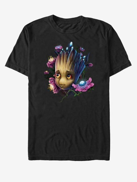ZOOT.Fan Černé unisex tričko Groot Strážci Galaxie ZOOT.FAN Marvel