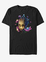 ZOOT.Fan Černé unisex tričko Groot Strážci Galaxie ZOOT.FAN Marvel