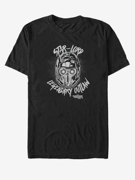 ZOOT.Fan Černé unisex tričko Legendary outlaw Star-Lord Strážci Galaxie vol. 2 ZOOT.FAN Marvel