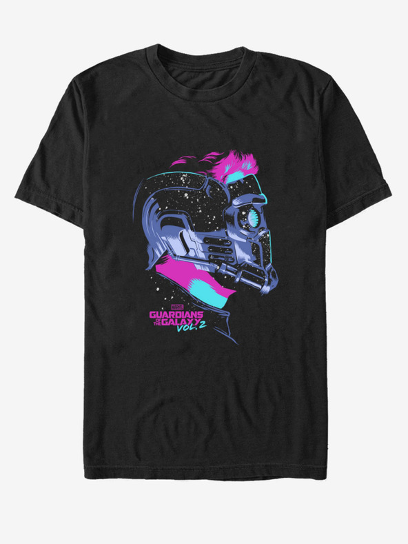 ZOOT.Fan Černé unisex tričko Star-Lord Strážci Galaxie vol. 2 ZOOT.FAN Marvel