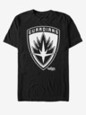 ZOOT.Fan Černé unisex tričko Symbol Strážci Galaxie vol. 2 ZOOT.FAN Marvel