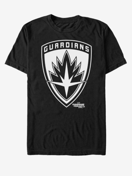 ZOOT.Fan Černé unisex tričko Symbol Strážci Galaxie vol. 2 ZOOT.FAN Marvel