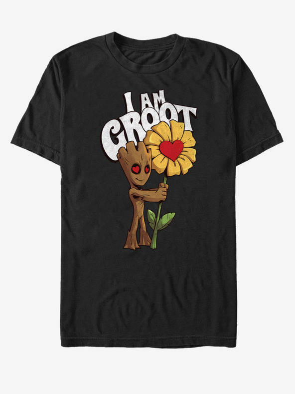 ZOOT.Fan Černé unisex tričko I Am Groot Strážci Galaxie Marvel