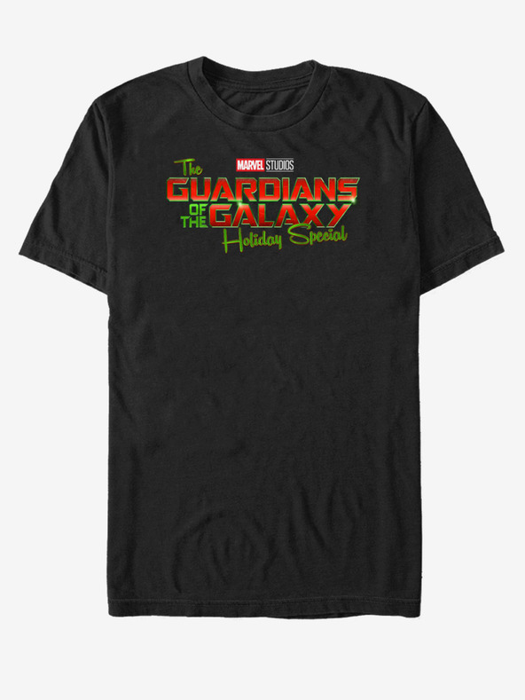ZOOT.Fan Černé unisex tričko Holiday special Strážci Galaxie ZOOT.FAN Marvel