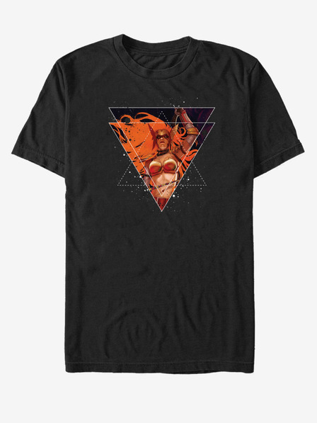 ZOOT.Fan Černé unisex tričko Angela Strážci Galaxie ZOOT.FAN Marvel