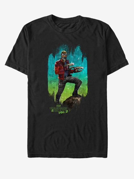 ZOOT.Fan Černé unisex tričko Star-Lord Strážci Galaxie vol. 2 ZOOT.FAN Marvel