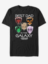 ZOOT.Fan Best dad in the galaxy Strážci Galaxie ZOOT.FAN Marvel - unisex tričko