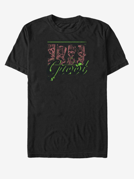 ZOOT.Fan Černé unisex tričko Groot Strážci Galaxie ZOOT.FAN Marvel